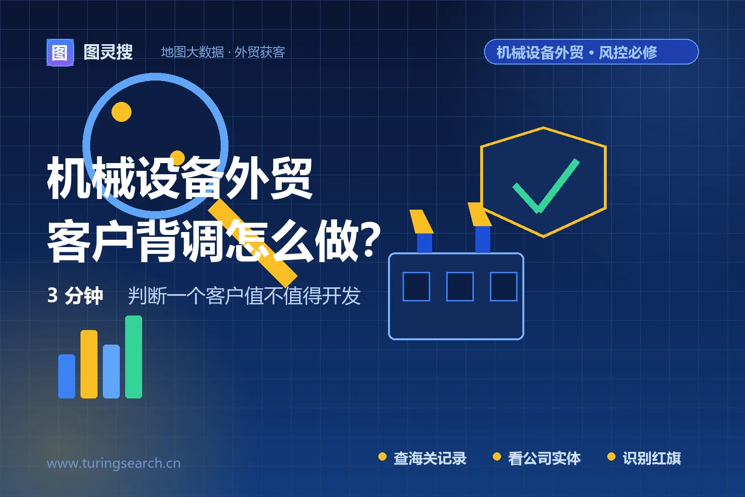机械设备外贸客户背调怎么做？3分钟判断一个客户值不值得开发